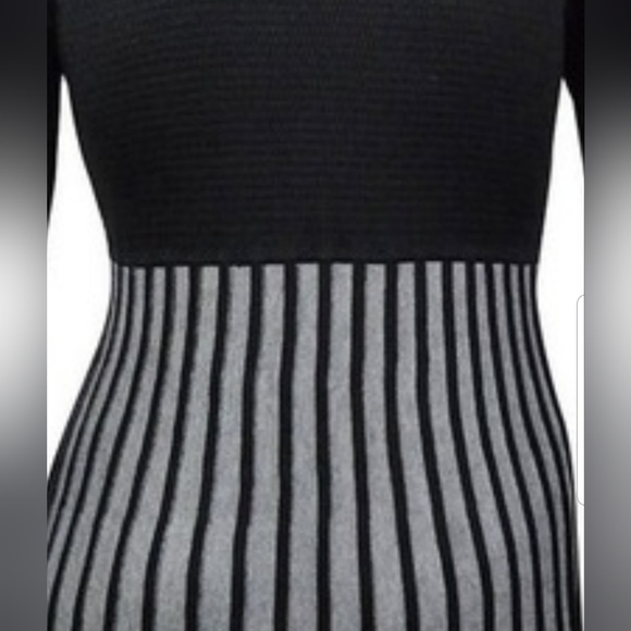 Calvin Klein, Knit, Colorblock, Pleated Bottom, Sweater Dress, Size 2X, NWOT - Picture 11 of 12